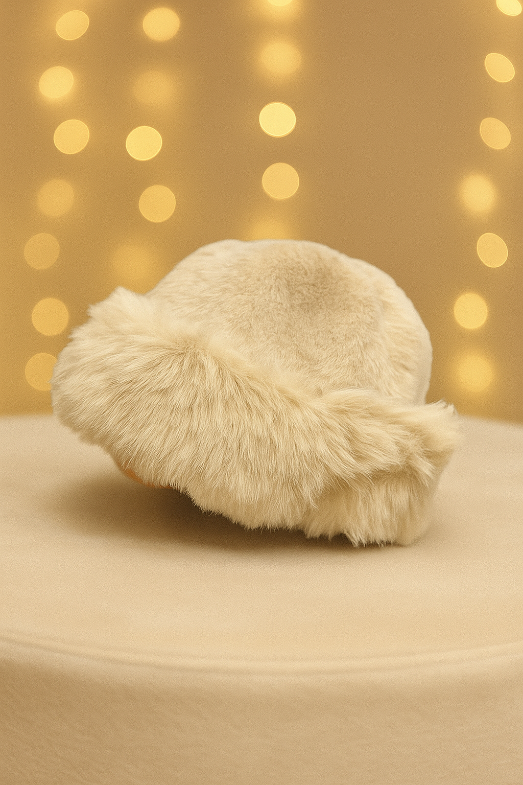 Tüylü Kışlık Havalı Şapka (Bej)